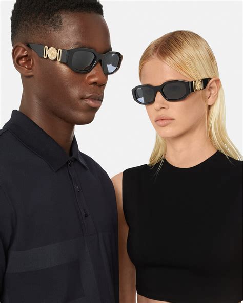 versace black glam medusa sunglasses|Versace Medusa sunglasses men's.